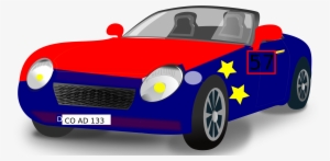 Sports Car Png Pic - Red And Blue Car