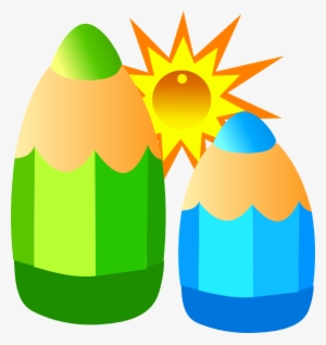 How To Set Use Cartoon Colored Pencils Svg Vector