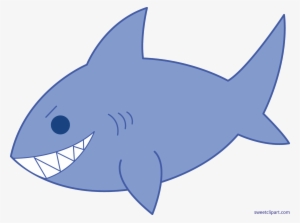 Blue Shark Clip Art - Shark Clip Art Png