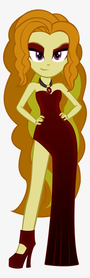 Bare Shoulders, Clothes, Dead Source, Dress, Equestria - Adagio Dazzle In A Dress