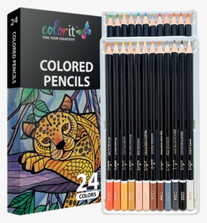 Refills Coloredpencils24 F7798b59 4fb4 41ca 9547 5b2809d705e2 - Colorit Colored Pencils Pre-sharpened - 24 Colored