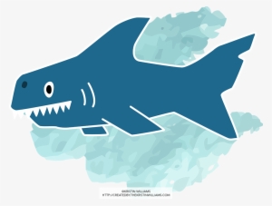 Shark Illustration - Watercolor Painting