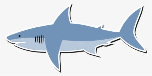 Great White Shark Bull Shark Shark Finning Lemon Shark - Cartoon Shark