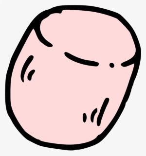 Cotton Candy Pink And Orange Transparent Decorative - Marshmallow