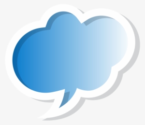 Bubble Clipart Cloud - Speech Cloud Clip Art