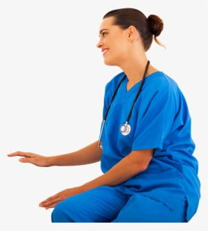 Nurse Sitting Png