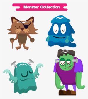 Cute Monsters Cartoon, Cute Monsters Cartoon, Character, - Cartoon