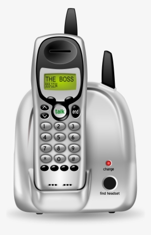 Clipart Telephone Phoe - Cordless Phone Png