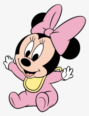 Graphic Free Library Baby Minnie Mouse Clipart - Dibujos De La Minnie Bebe