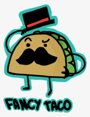 Fancy Taco Cartoon - Taco Cartoon
