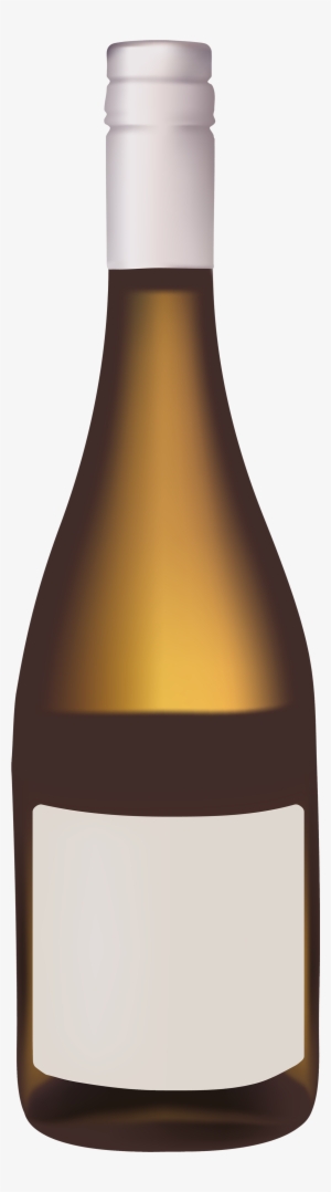 Gold Wine Bottle Png Clipart - Wine Bottle Clipart Png