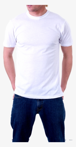 Man In White T-shirt Png Image