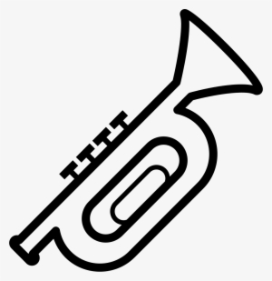 Png File - Trumpet Drawing