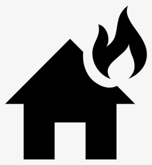 Png File Svg - House On Fire Symbol