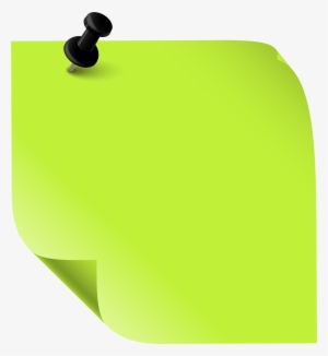 Sticky Note Green Png Clipart - Green Sticky Note Png