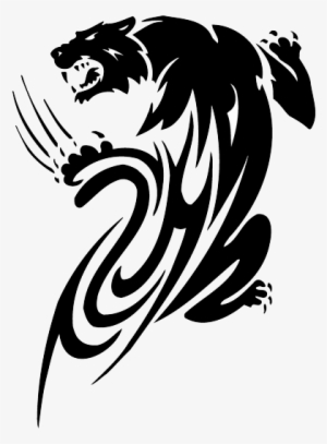 Awesome Black Tribal Panther Tattoo Design - Tribal Panther Tattoo
