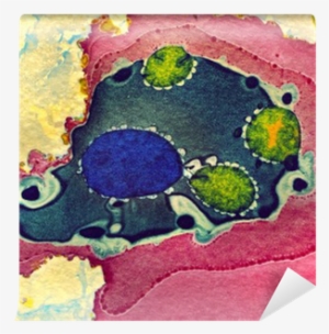 Colorful Patterns On Watercolor Paper Marbling Unique - Watercolor Painting