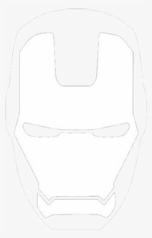 The Second One Is The Gold Face Plate - Iron Man Mask Outline