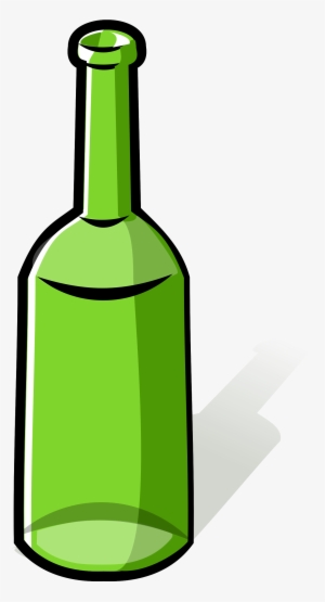 Png Royalty Free Stock Green Bottle Big Image Png - Glass Bottle Clip Art