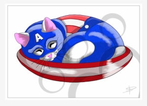Captain America Kitty - Captain America