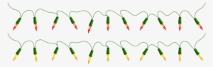 0, - Christmas Lights String Png