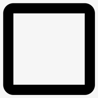 Flower Picture Frames Ornament Black And White Square - Clip Art