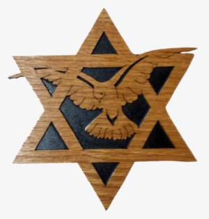 Star Of David With Dove Plaque - Dawn By Elie Wiesel Symbols