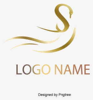 High-grade Gold Logo Vector Material, Swan, Female, - National Colours Of Germany