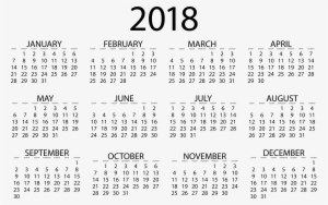 Calendar Png Clipart - Calendar With Important Dates 2018