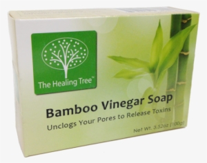 Bamboo Vinegar Soap For Unclogging Your Pores By The - Healing Tree - All Natural Bamboo Vinegar Soap - 3.52