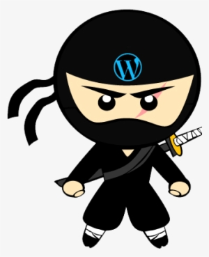 Cartoon Ninja Png - Wordpress Ninja