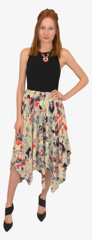 Watercolor Dress - A-line