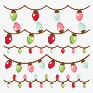 Christmas Lights Png File - Scrapbooking