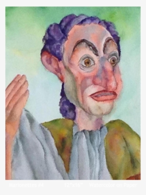 Marionettes - Watercolor Painting