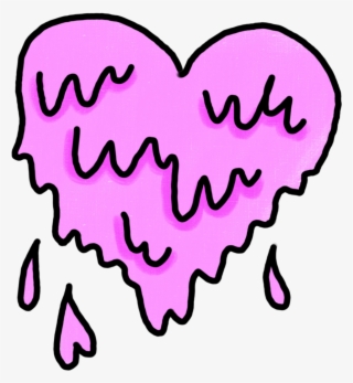Keyword Images Tumblr Overlays - Melting Heart Png