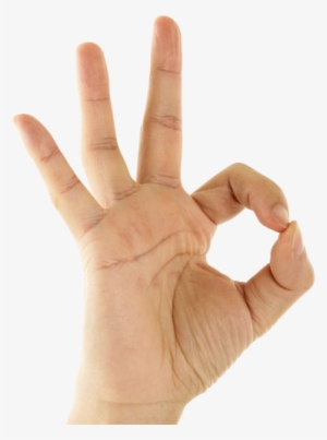 Okhand - Transparent Ok Hand Png