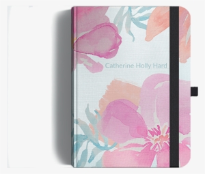 Picture Of Floral Watercolor Luxury Journal - Watercolor Painting