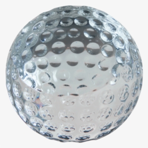 Golf Ball Crystal Paperweight Custom - Sphere