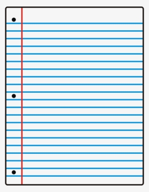 Clipboard Clipart Loose Leaf Paper - Notebook Paper Clipart