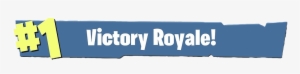 Fortnite Victory Royale Png - Electric Blue