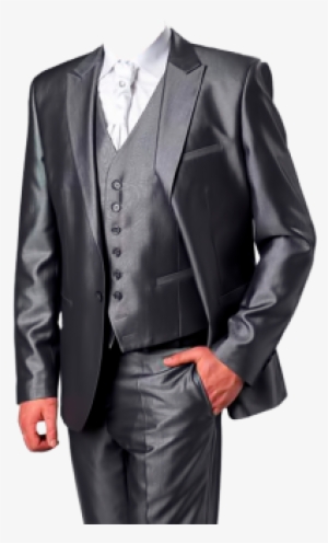 Lounge Sliver Suit And Tie With Light Style, Suit, - کت شلوار برای فتوشاپ