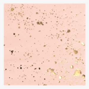 Splash Cocktail Napkins Blush, Gold Foil By Harlow