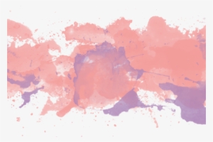 Pink Paint Splash K - Pastel Watercolor Splash Png