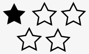 One Star Rating Comments - Rating Star Icon Png