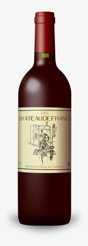 France Clipart French Wine - Bottle Of Wine Clipart