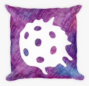 Watercolor Pickleball Pillow