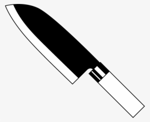Chef Knife Clipart Kitchen Knife Png Image 077ixm Clipart - Knife Clip Art Black And White