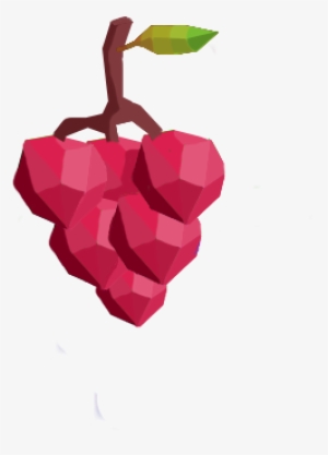 Red Grapes - Illustration