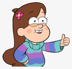 S1e9 Mabel Thumbs Up Transparent - Think Gif Transparent
