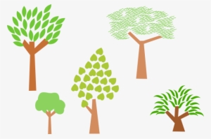Cartoon Trees Svg Clip Arts 600 X 399 Px